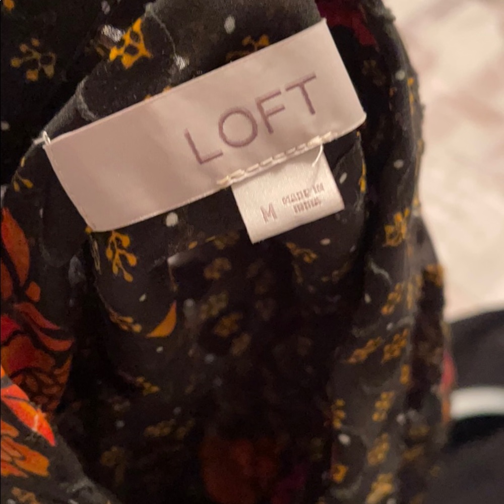 LOFT Polka dot button down - Picture 4 of 5